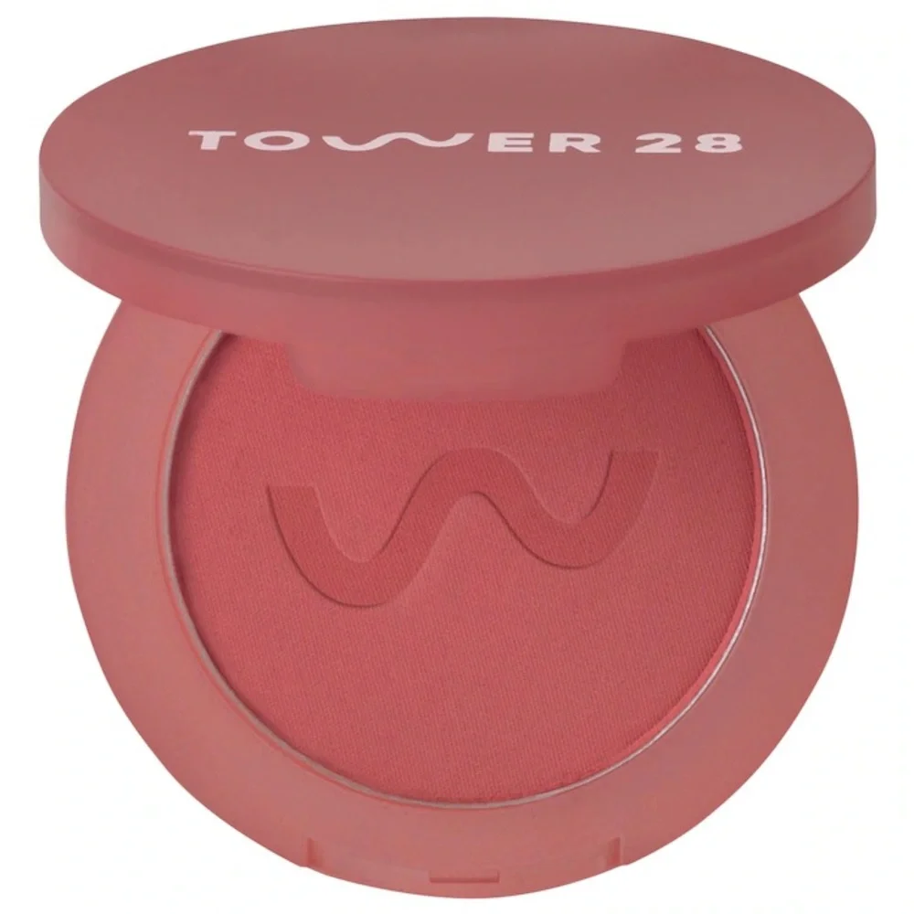 New Tower 28 GetSet Blur + Set Matte Powder Blush Sawtelle Slushie
